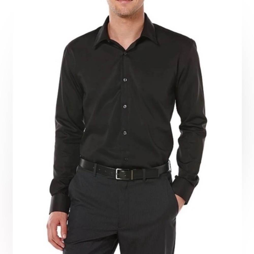 Perry Ellis Non Iron Twill Shirt sz med